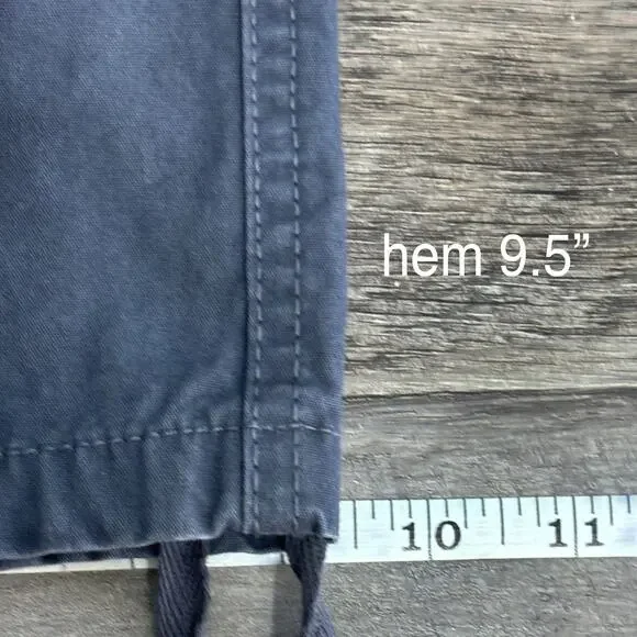 Brand New Vanilla Star Blue Cargo Pants Women's 8 Lightweight Utility Pockets - Picture 9 of 9
